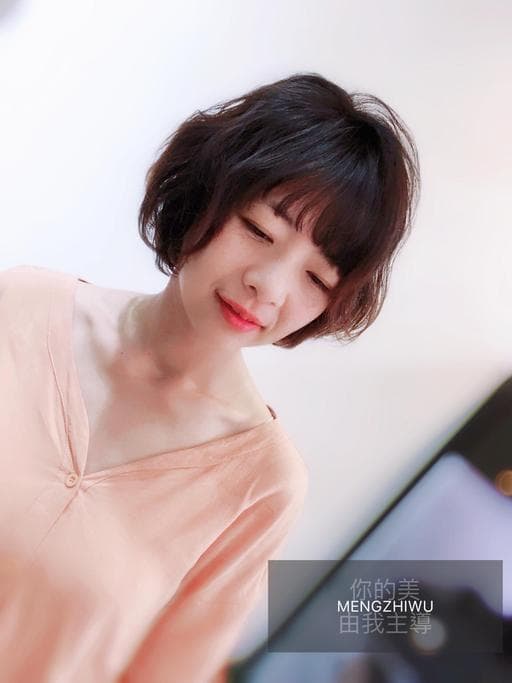 女生短髮、冷燙、女生燙髮