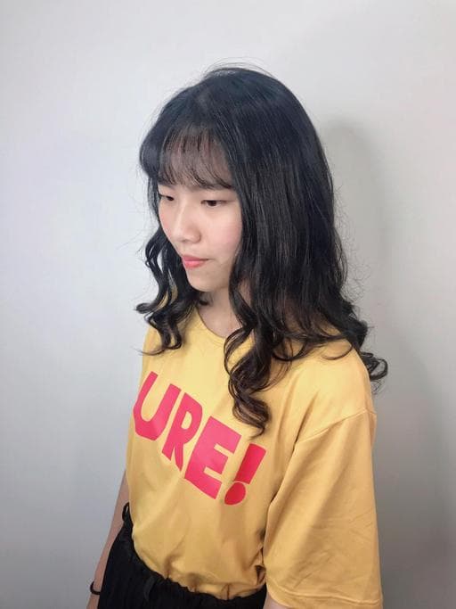 女生長髮、溫塑燙、髮妝燙(長髮)