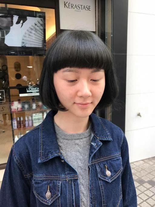 染髮、霧面質感、鮑伯頭