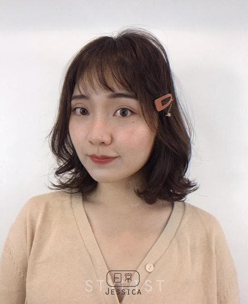 女生燙髮、女生短髮、溫塑燙