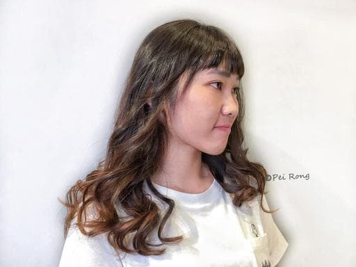 燙卷、溫塑燙、女生長髮