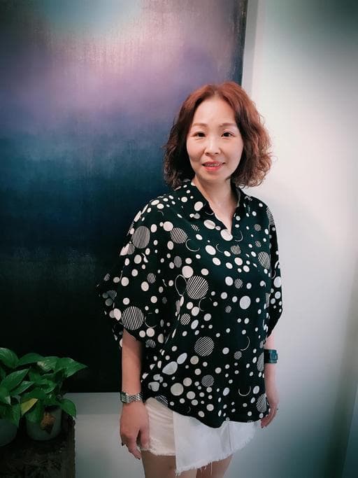 女生中長髮、不用漂髮、攝影造型