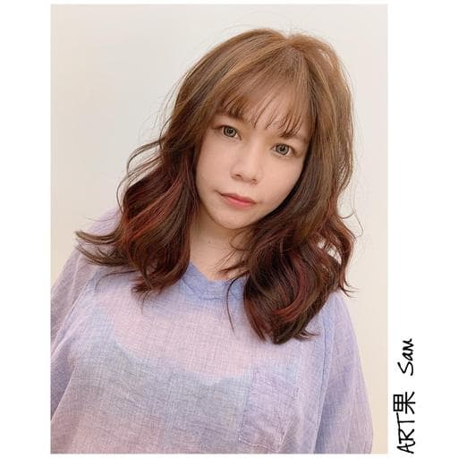 女生長髮、冷萃咖啡髮色、女生染髮