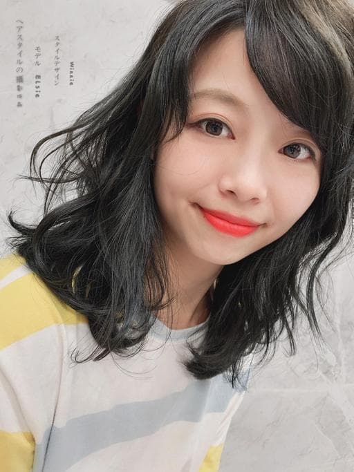 女生中長髮、染髮、女生過肩長髮