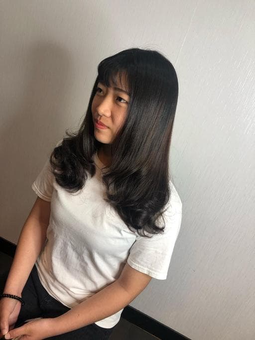 女生長髮、溫塑燙、女神系捲髮