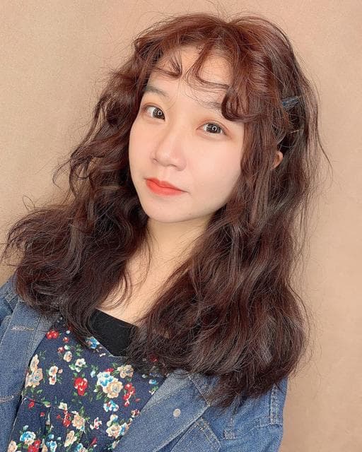 女生中長髮、棕色系、女生染髮