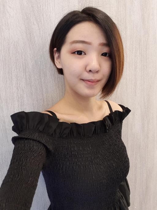 女生短髮、長鮑伯、清新中短髮-(耳下肩上)