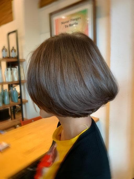 女生短髮、女生染髮、不用漂髮