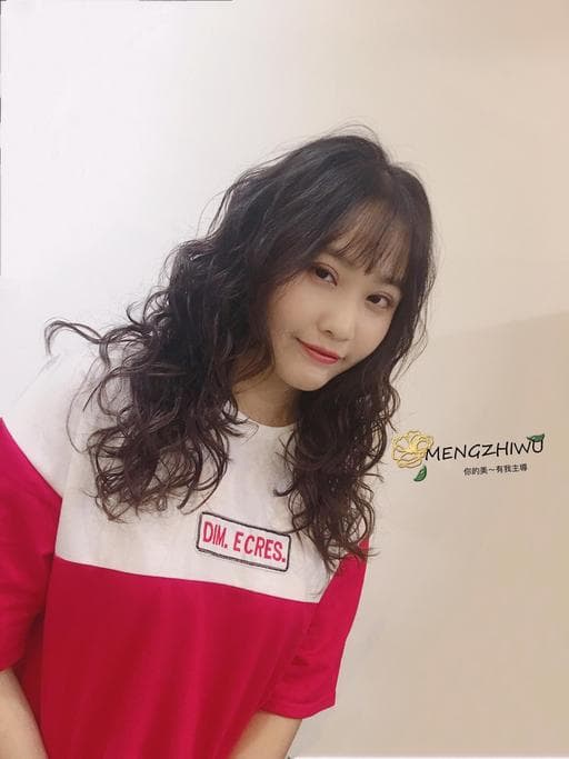 女生長髮、溫塑燙、女生燙髮