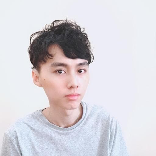 男生短髮、男生燙髮、冷燙