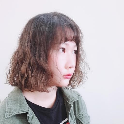 女生短髮、溫塑燙、女生燙髮