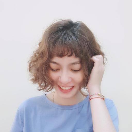 女生短髮、溫塑燙、女生燙髮