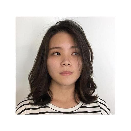 女生中長髮、溫塑燙、女生燙髮