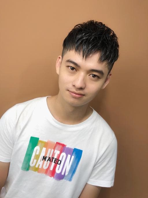 男生卷髮、男生短髮、韓男呆瓜頭