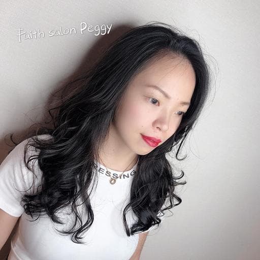 女生長髮、溫塑燙、長髮燙捲