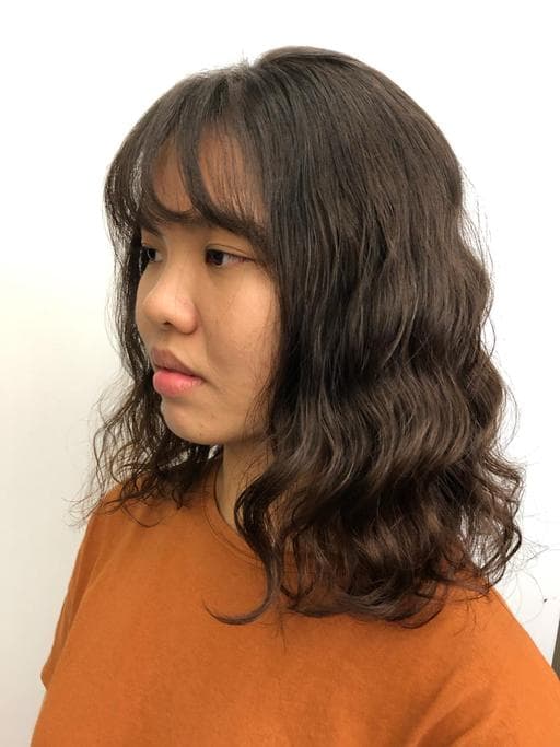 女生中長髮、女生染燙、女生染髮