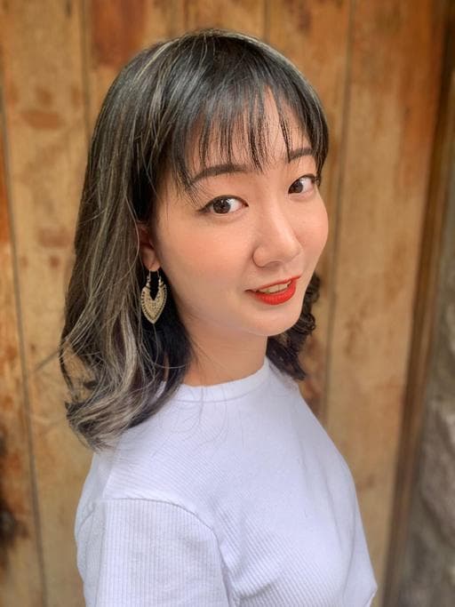 女生中長髮、女生染髮、漂色