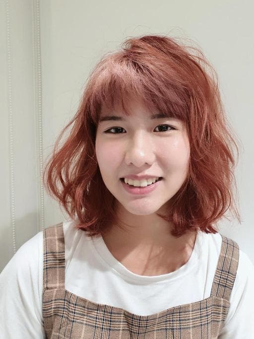 女生中長髮、漂色、女生染髮