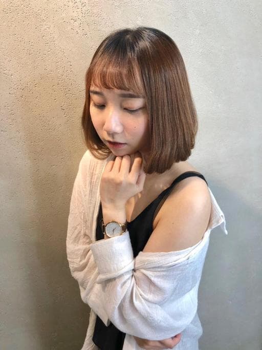 女生短髮、內彎、女生染髮