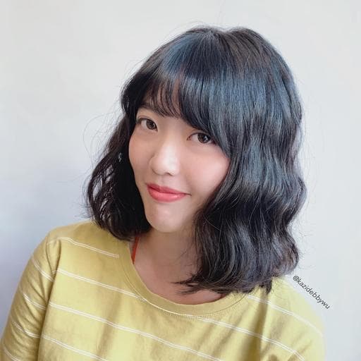 女生短髮、溫塑燙、女生燙髮