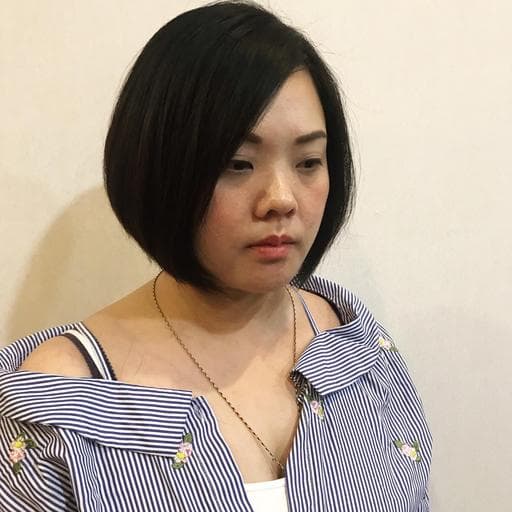 女生短髮、下巴短髮、桃園剪髮