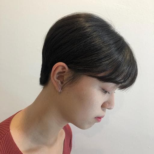 女生短髮、復古鍋蓋頭、嘉義剪髮