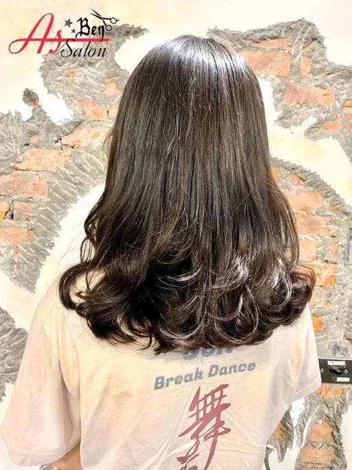 女生長髮、燙型不燙捲、溫塑燙