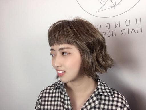 女生短髮、女生燙髮、溫塑燙