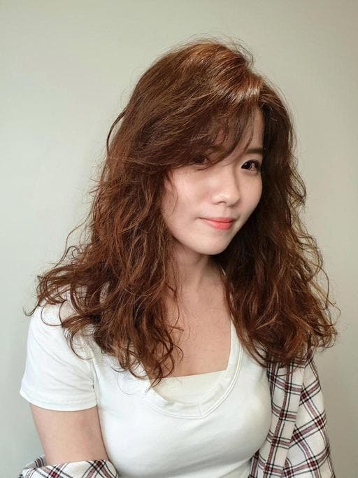 女生染燙、質感溫塑、空氣感卷髮