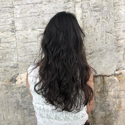 女生長髮、慵懶、台北剪髮