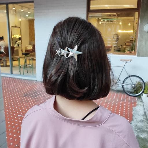女生短髮、質感溫塑、棕色系