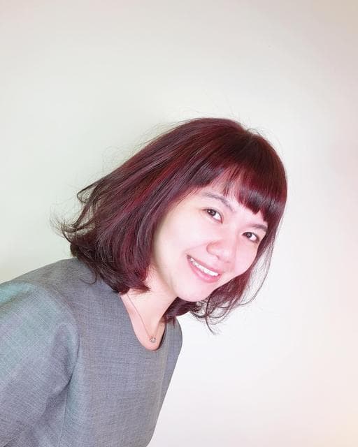 女生中長髮、女生染燙、女生染髮