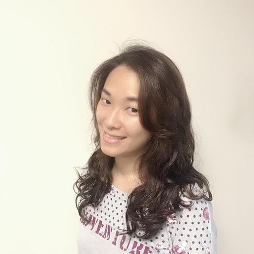 女生染燙、浪漫大卷、女生過肩長髮