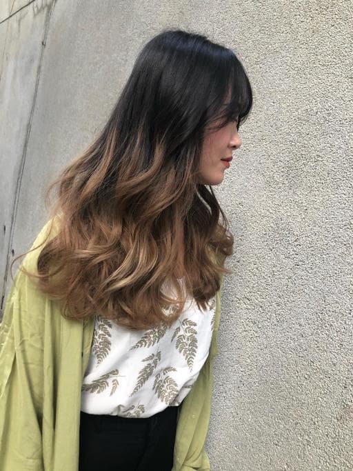 空氣感卷髮、女生過肩長髮、空氣感
