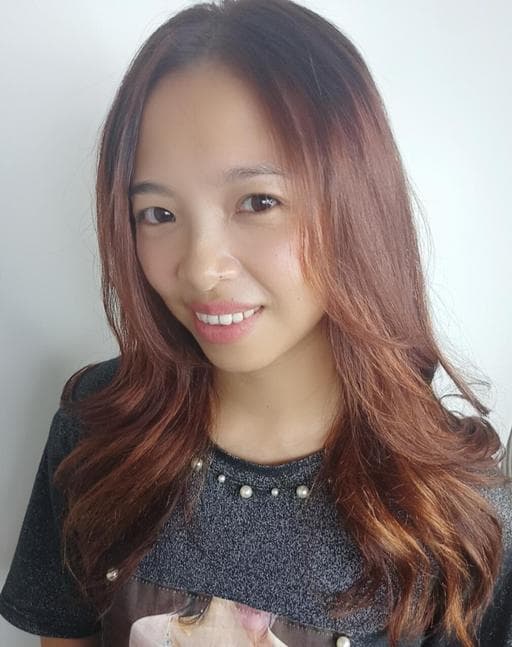 不用漂髮、女生長髮、手撥卷
