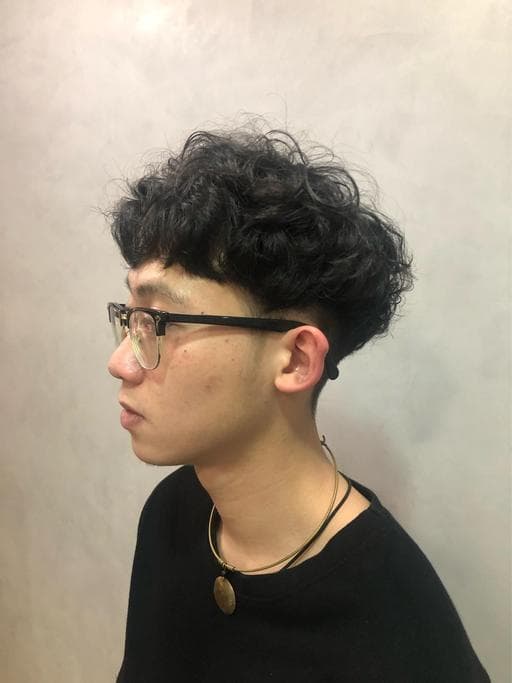 冷燙、男生卷髮、男生短髮