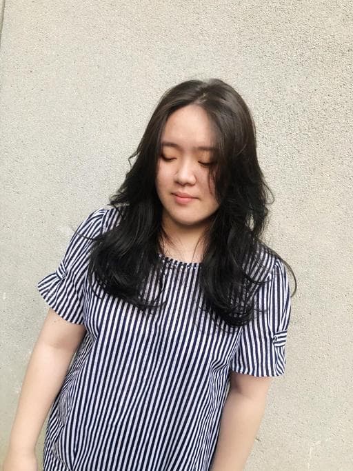 女生過肩長髮、空氣感、空氣感卷髮