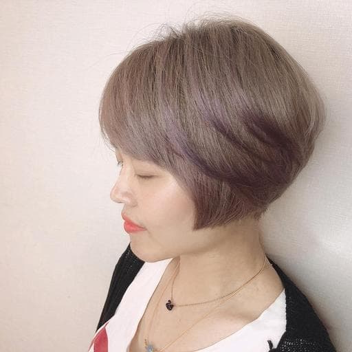 女生短髮、女生染髮、漂色