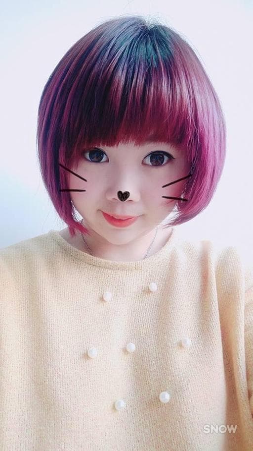 女生中長髮、漂色、台中剪髮