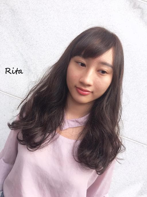 女生長髮、女生燙髮、溫塑燙