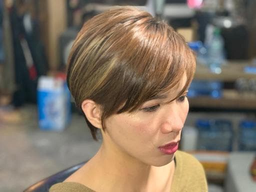 女生短髮、女生染髮、漂色