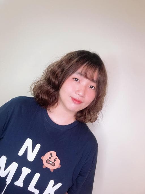 女生中長髮、女生染燙、女生染髮