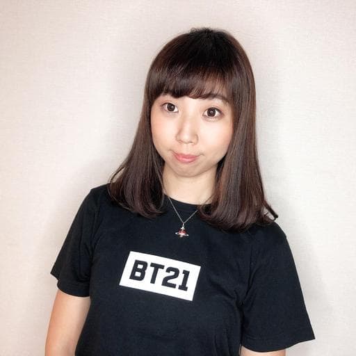 女生中長髮、內彎、棕色系