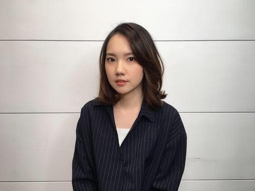 女生中長髮、溫塑燙、女生燙髮
