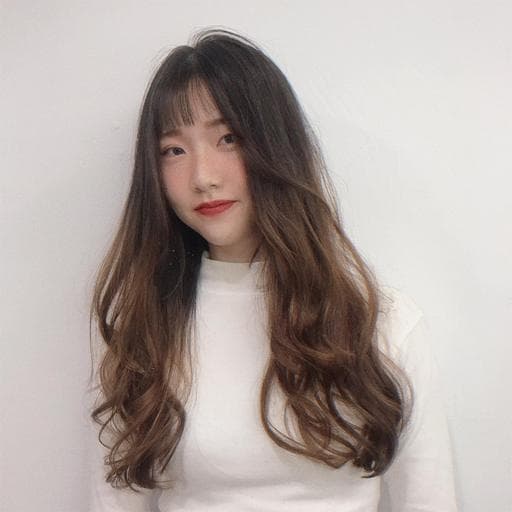 女生燙髮、女生長髮、溫塑燙