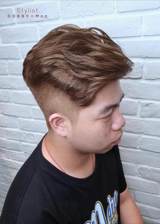 油頭、染髮、男生Undercut