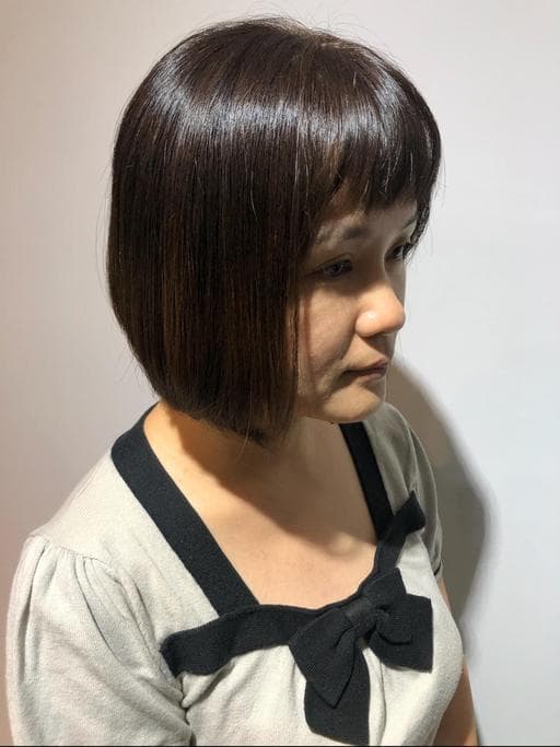 女生短髮、女生染髮、溫塑燙