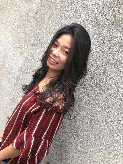 女生過肩長髮、長髮造型、台南剪髮