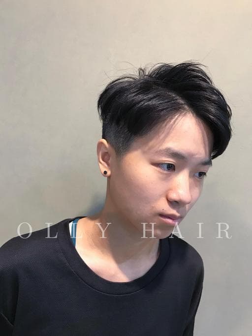 男孩風女生短髮、冷燙、攝影造型