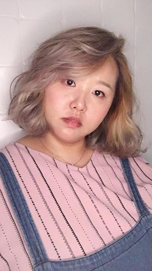 霧面質感、女生短髮、特殊色